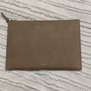 Theory Brown Leather Pouch